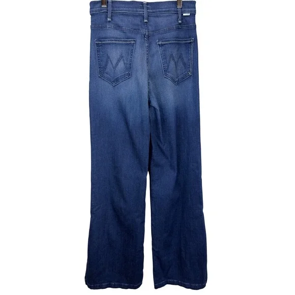 MOTHER The Hustler Sidewinder Jeans Size 29 Tongue and Chic High Rise Slit Hem - Picture 5 of 13